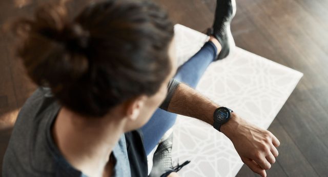 Training mit Polar Fitness Uhr 