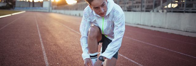 Läufer auf Tartanbahn -Laufpläne 