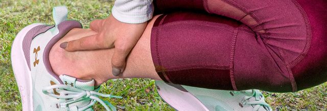 Läuferin - Schmerzen an der Achillessehne 