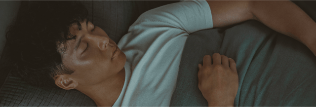 Schlafender Mann - unser Zirkadianer Rhythmus 