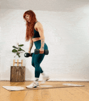 Paula Thomsen/  Reverse Lunge - Übungen für einen runden Po