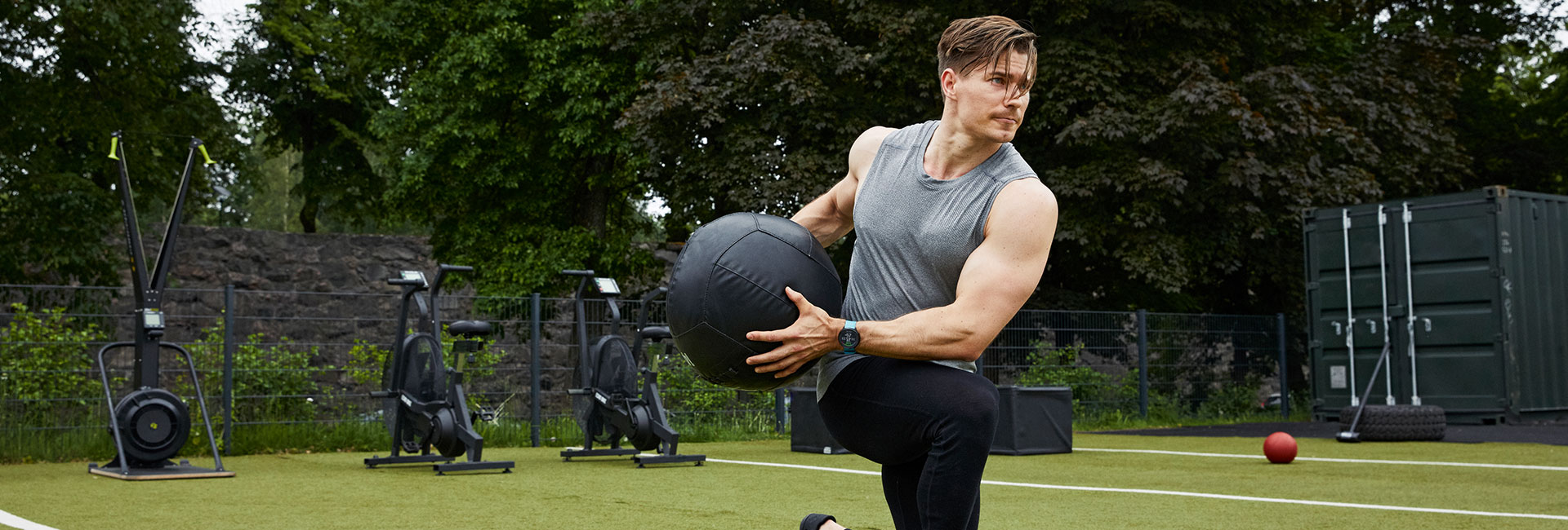 Outdoor cardio workout