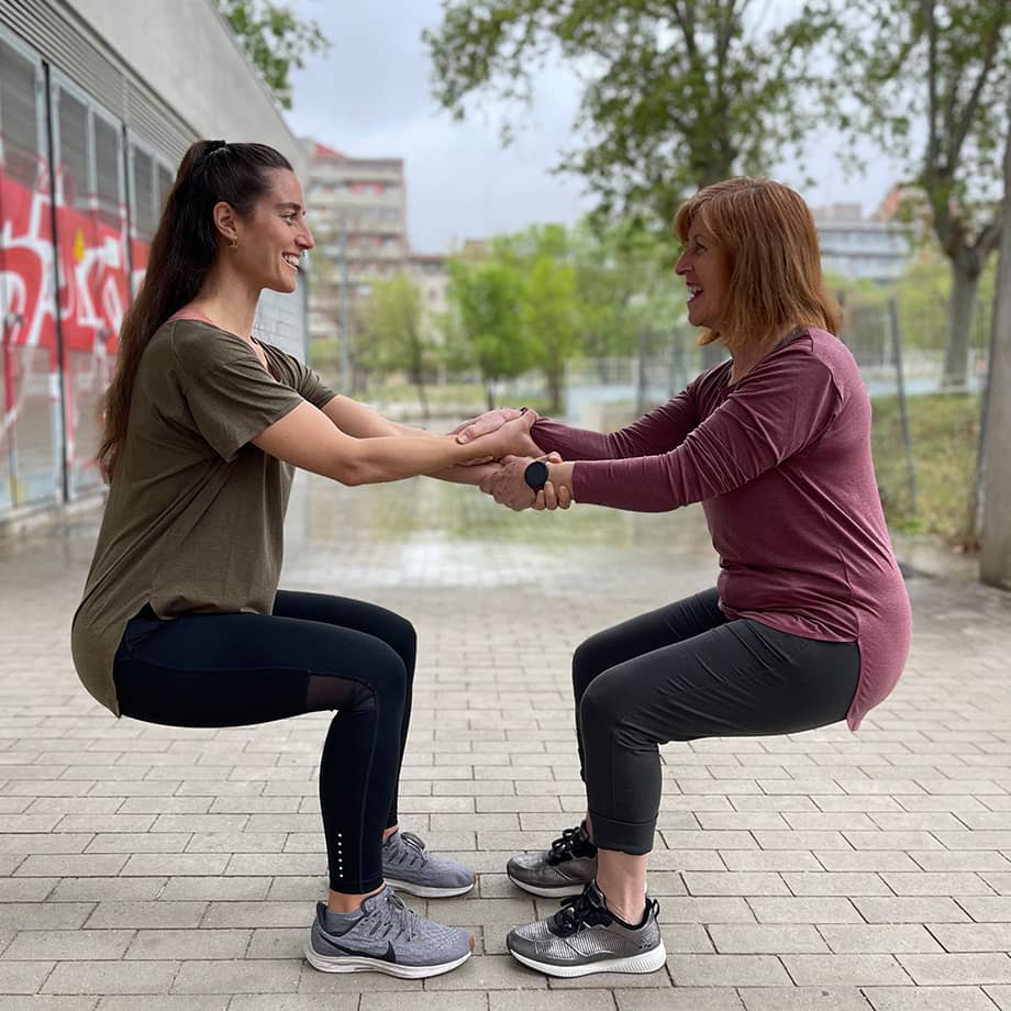 Squat en pareja