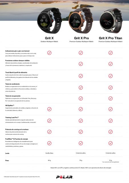 polar grit x vs forerunner 245