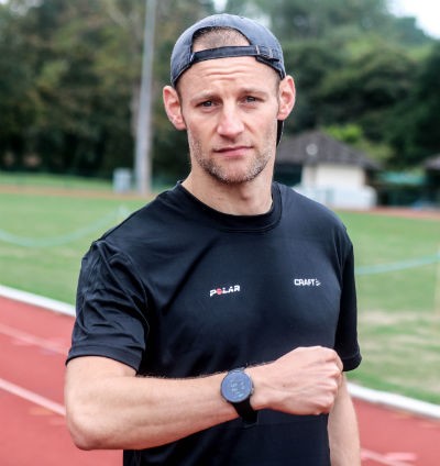 Marathon runner Kieran Alger 