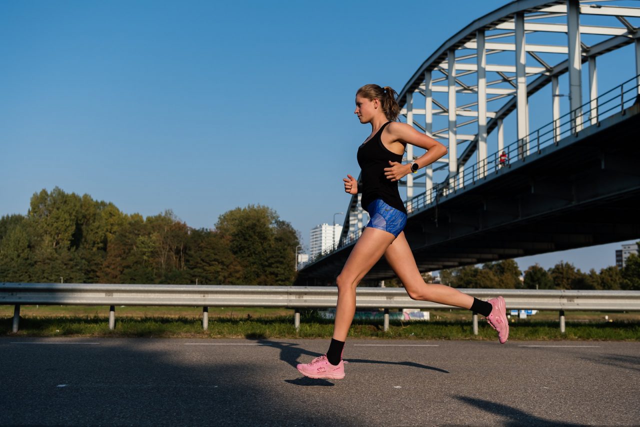 Ambassadrice Kim Marathon Amsterdam hardloop race