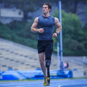 Training with a prosthetic