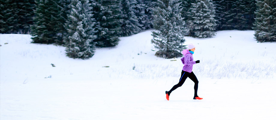 Running during winter