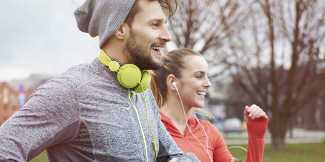 Heart rate while running 