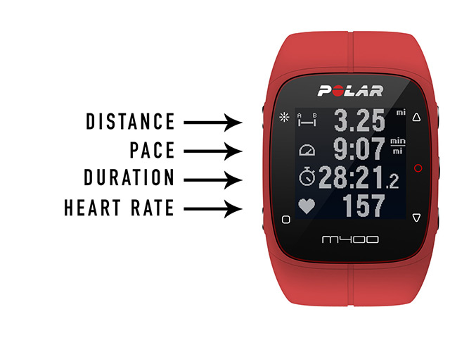 polar m400 interval timer