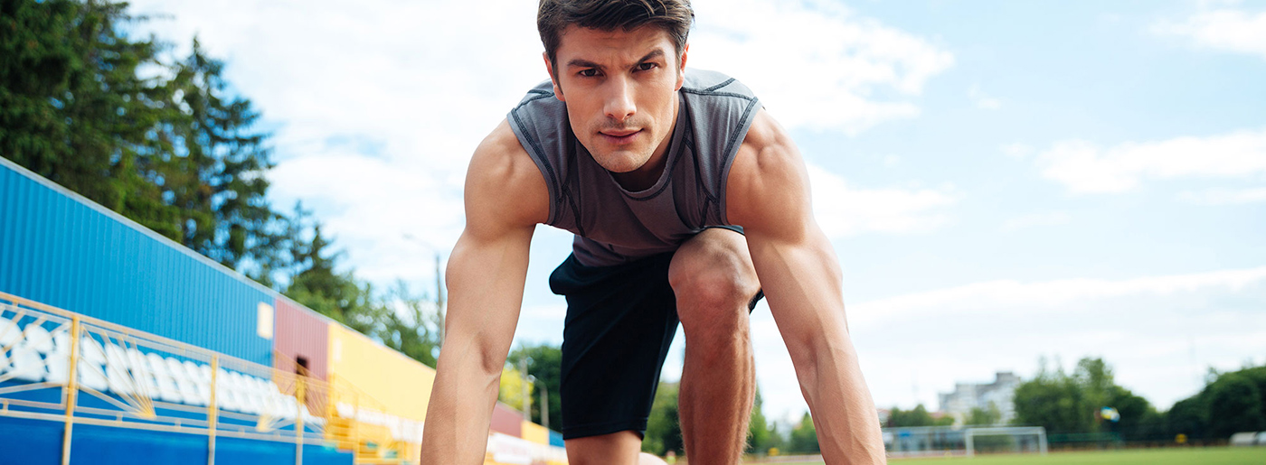 Getting ready to sprint