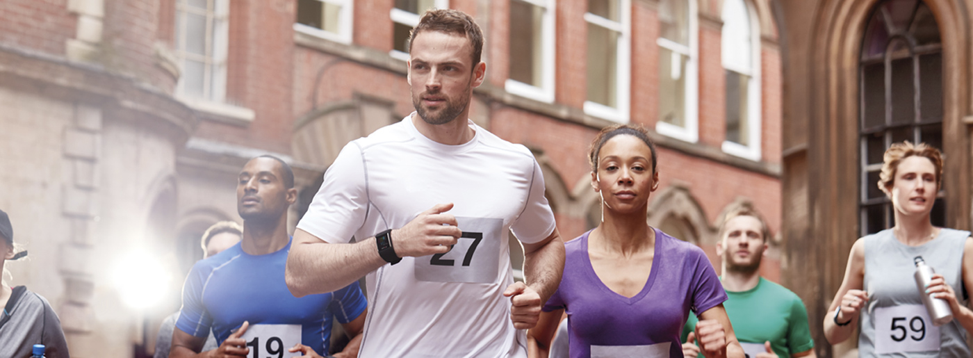 signing up for a race