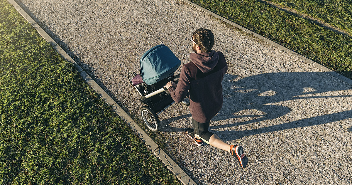 Running with a pushchair top