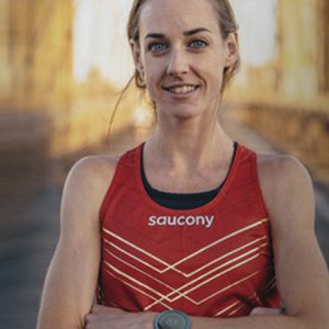 Pro runner Molly Huddle