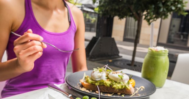 Eating before a workout