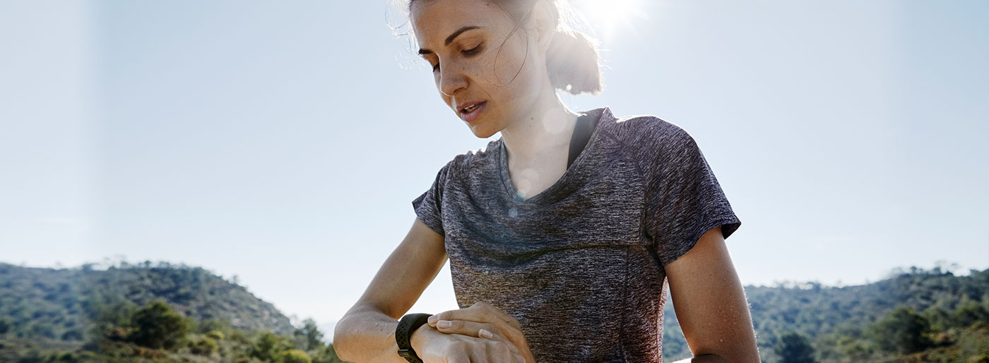 Training with a running watch
