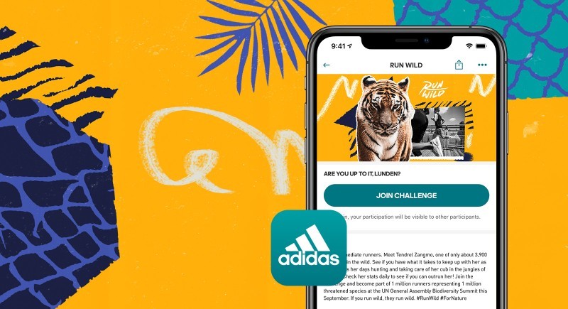 Run Wild 2020 Bengal tiger CREDIT adidas Runtastic