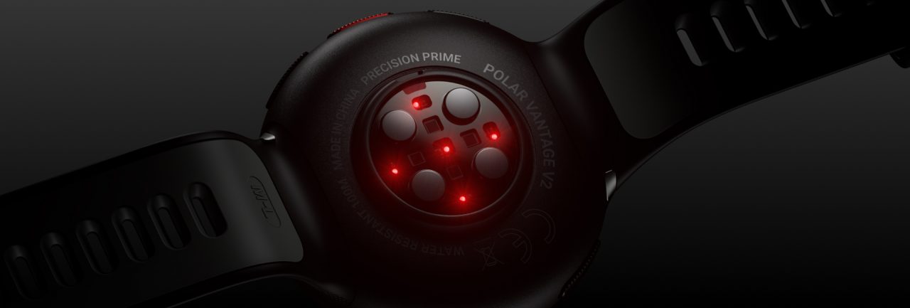 Polar Vantage V2 with Polar Precision Prime optical heart rate technology