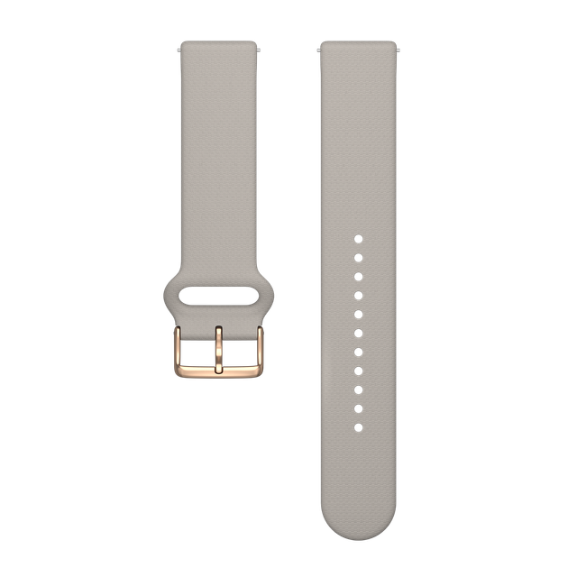 Correa de reloj de repuesto de silicona de 20 mm para Polar Ignite (negro)
