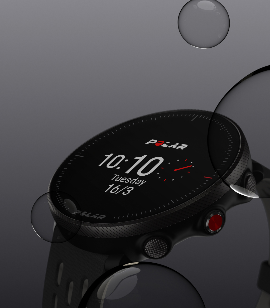 Reloj deportivo inteligente Polar Vantage M2 Negro