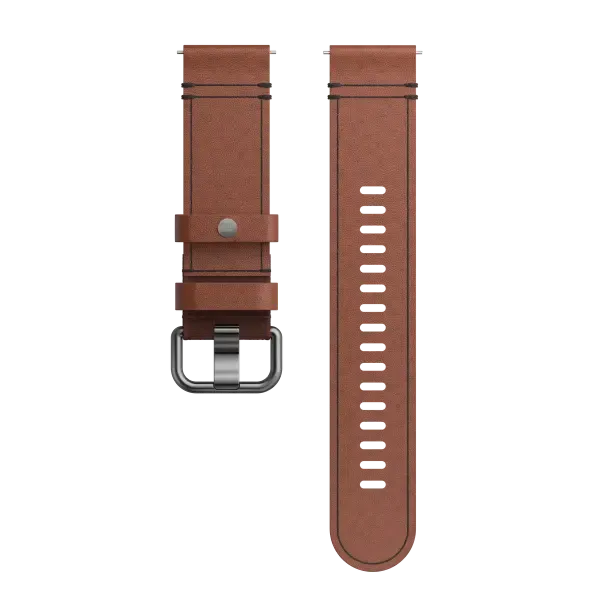 Polar レザーリストバンド、22 mm、レザー ブラウン、M/L