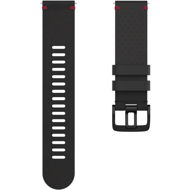 Bracelet en cuir perforé Polar - 22 mm