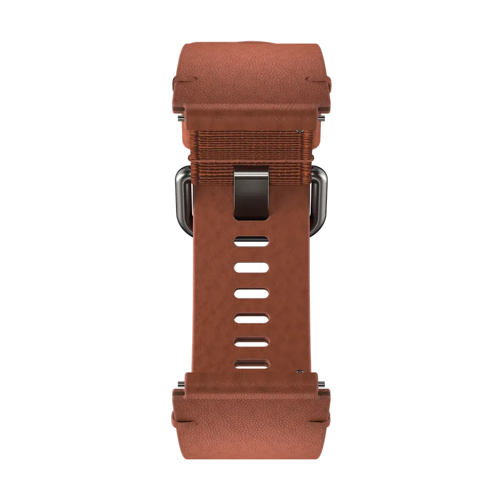 Polar Leather Wristband 20mm Sun Kissed Bronze M L