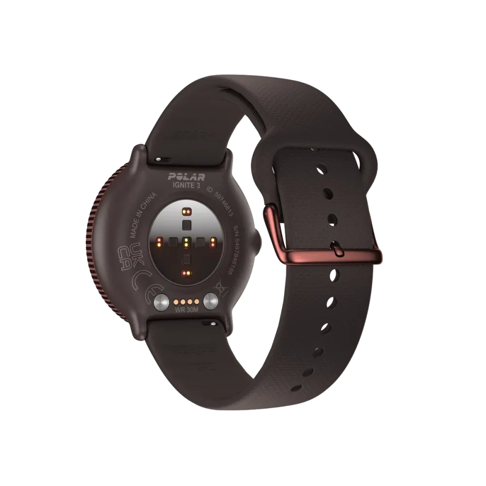 トレーニング用品 POLAR - POLAR IGNITE Polar Ignite Fitness GPS Watch - White-Silver, Small, Open