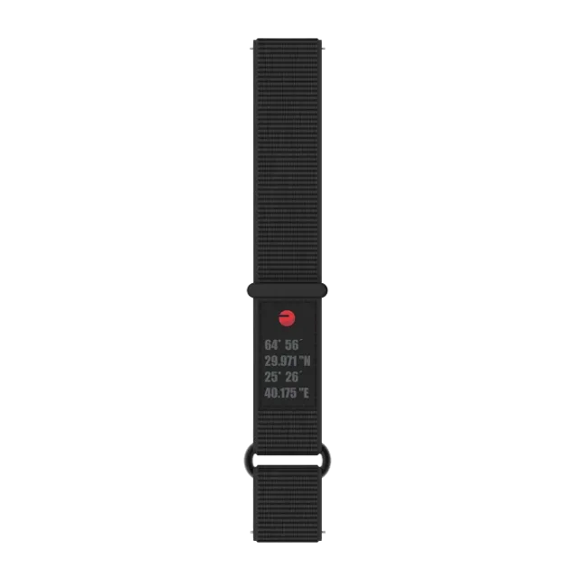 Correa Polar de nailon con velcro, 22 mm