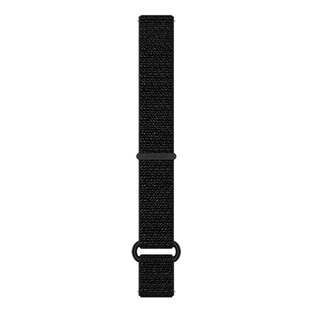 Correa de reloj de repuesto de silicona de 20 mm para Polar Ignite (negro)