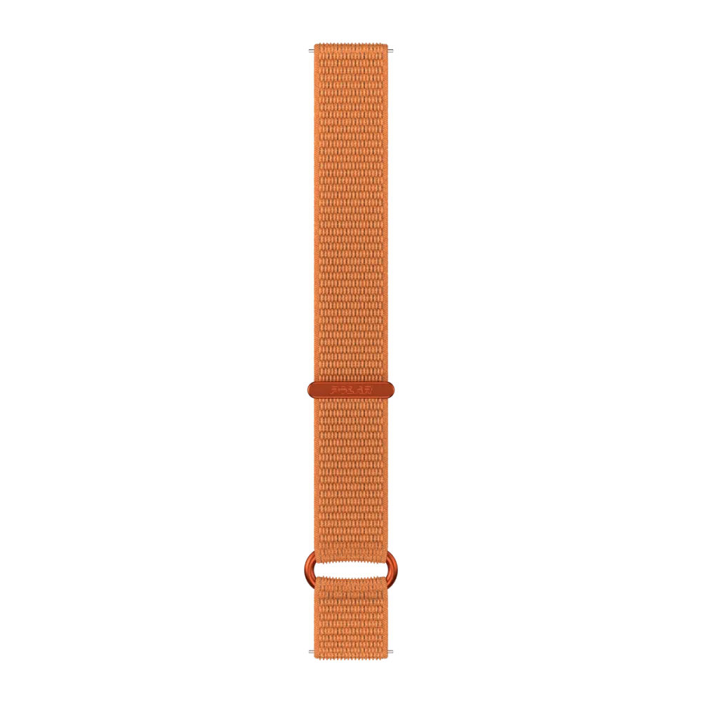 Polar UK Polar Hook and Loop Nylon Wristband 22mm, Orange