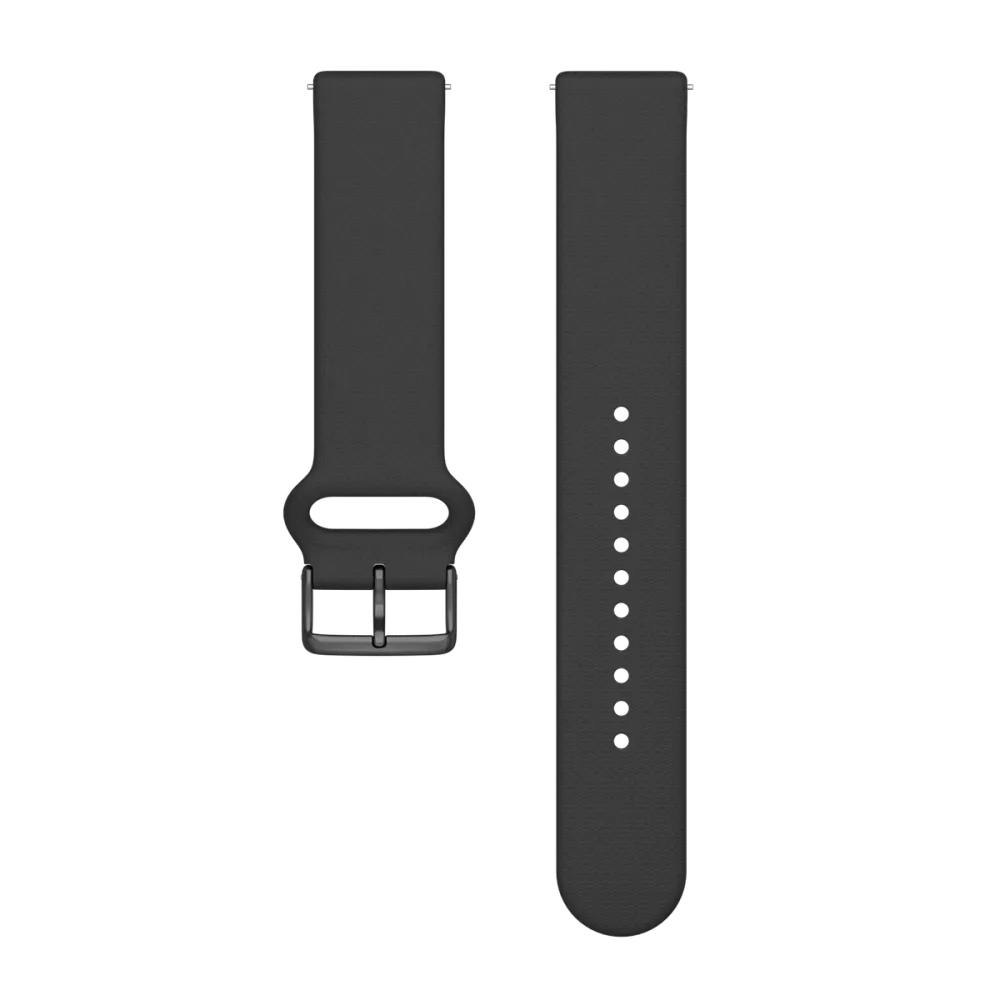 Polar UK Polar silicone wristband, 20mm, Night Black S-L