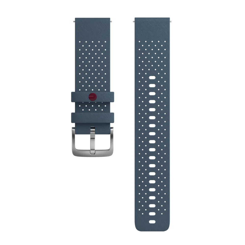 Polar UK Polar Silicone Wristband 22mm, Sky Blue