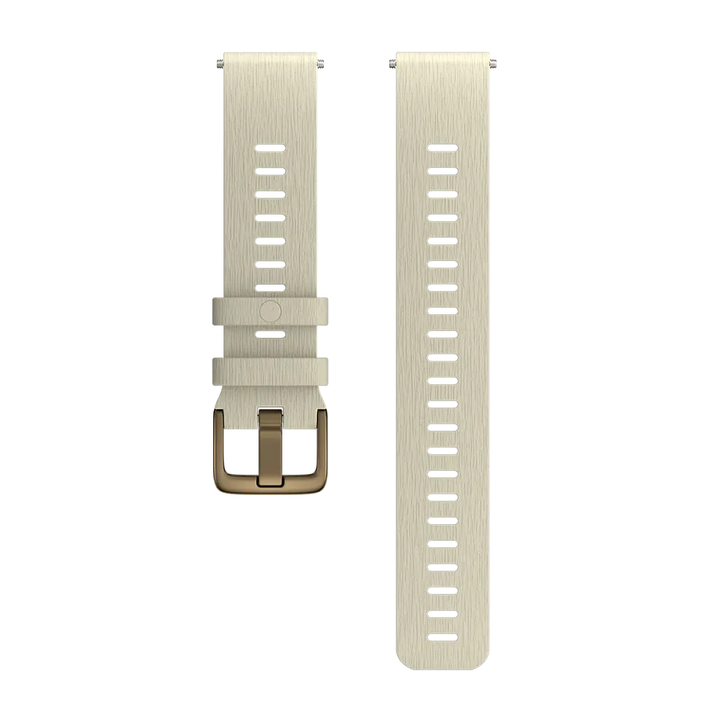Polar UK Polar silicone wristband, 20mm, Cloud White, S-L