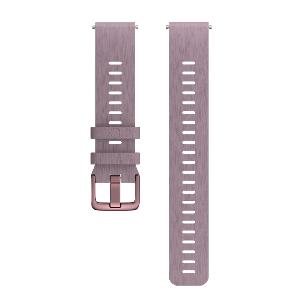 Polar UK Polar silicone wristband, 20mm, Purple Dusk, S-L