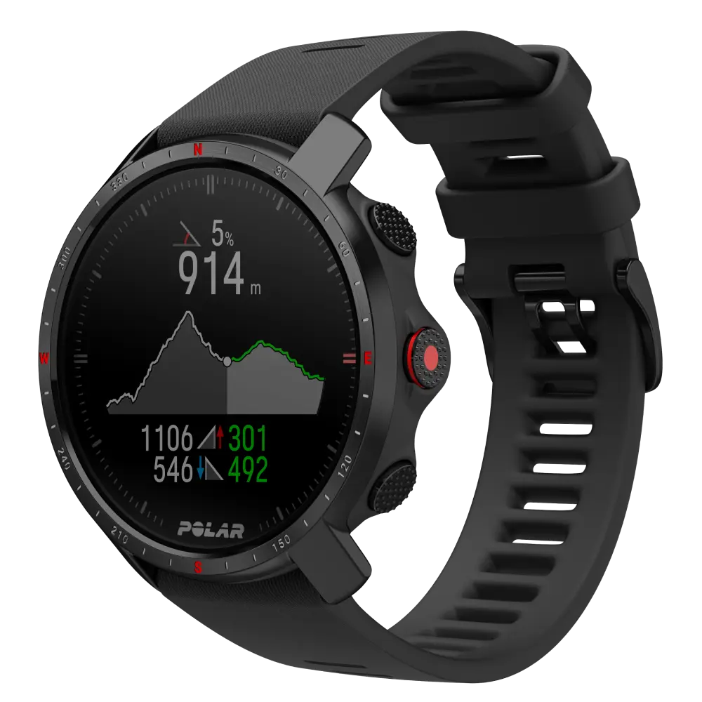 Polar Grit X Pro, Black, M/L