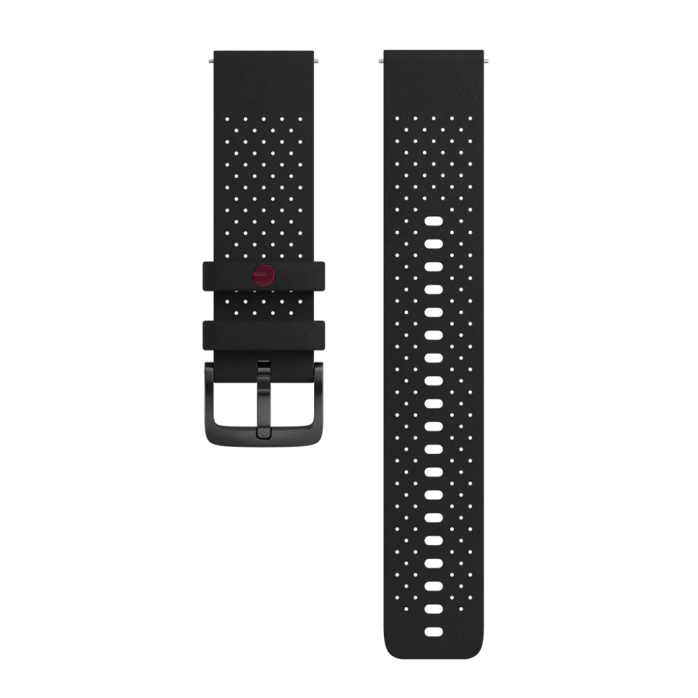 Polar UK Polar Silicone Wristband 22mm, Night Black