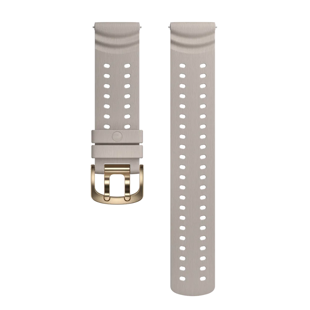 Polar UK Polar Silicone Sport Wristband 22 mm, Greige Sand