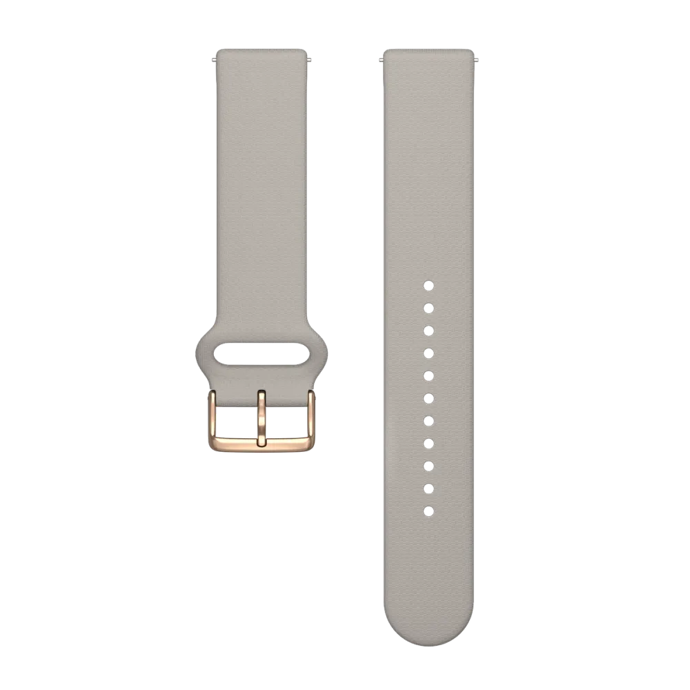 Polar UK Polar silicone wristband, 20mm, Greige Sand S-L