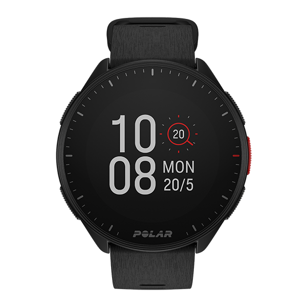 Polar Pacer, Montre sport GPS, Night Black