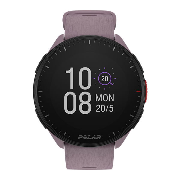 Polar UK Polar Pacer, GPS Sports Watch, Purple Dusk