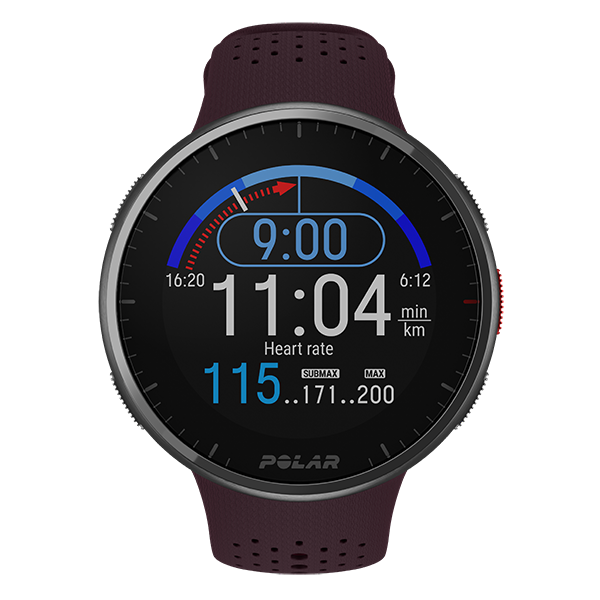 Polar Pacer Pro, Montre sport GPS, Autumn Maroon