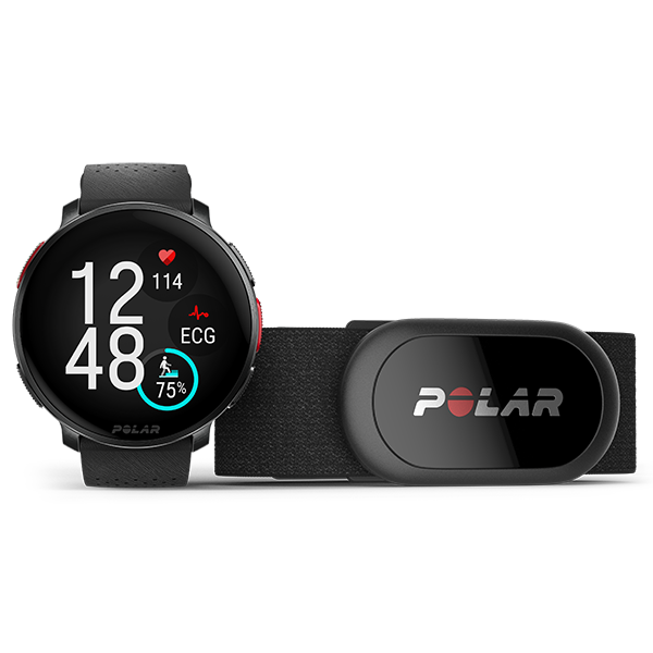 Polar UK Polar Vantage V3, + H10, Premium Multisport Watch, Night Black