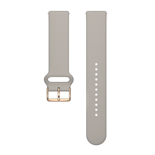 Polar UK Polar silicone wristband, 20 mm, Greige Sand