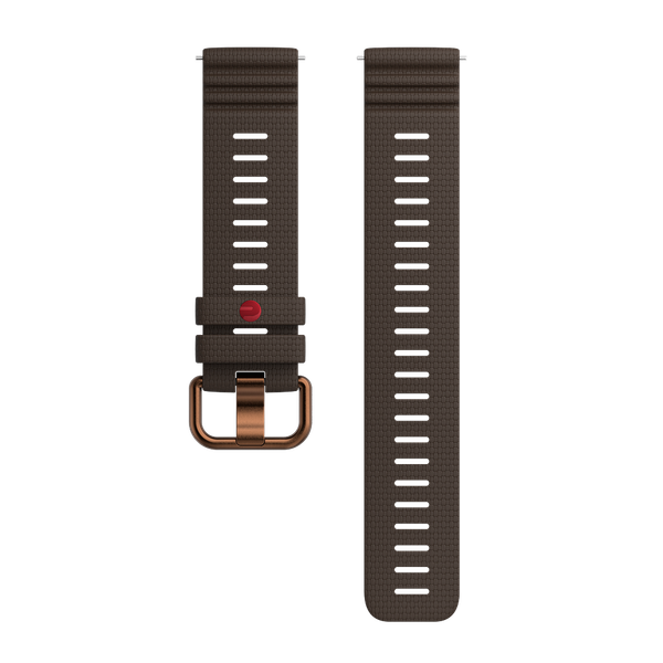 Polar UK Polar Premium Silicone Wristband, Brown Copper