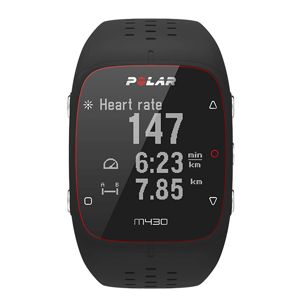 Polar M430, Montre sport GPS de course à pied, Noir