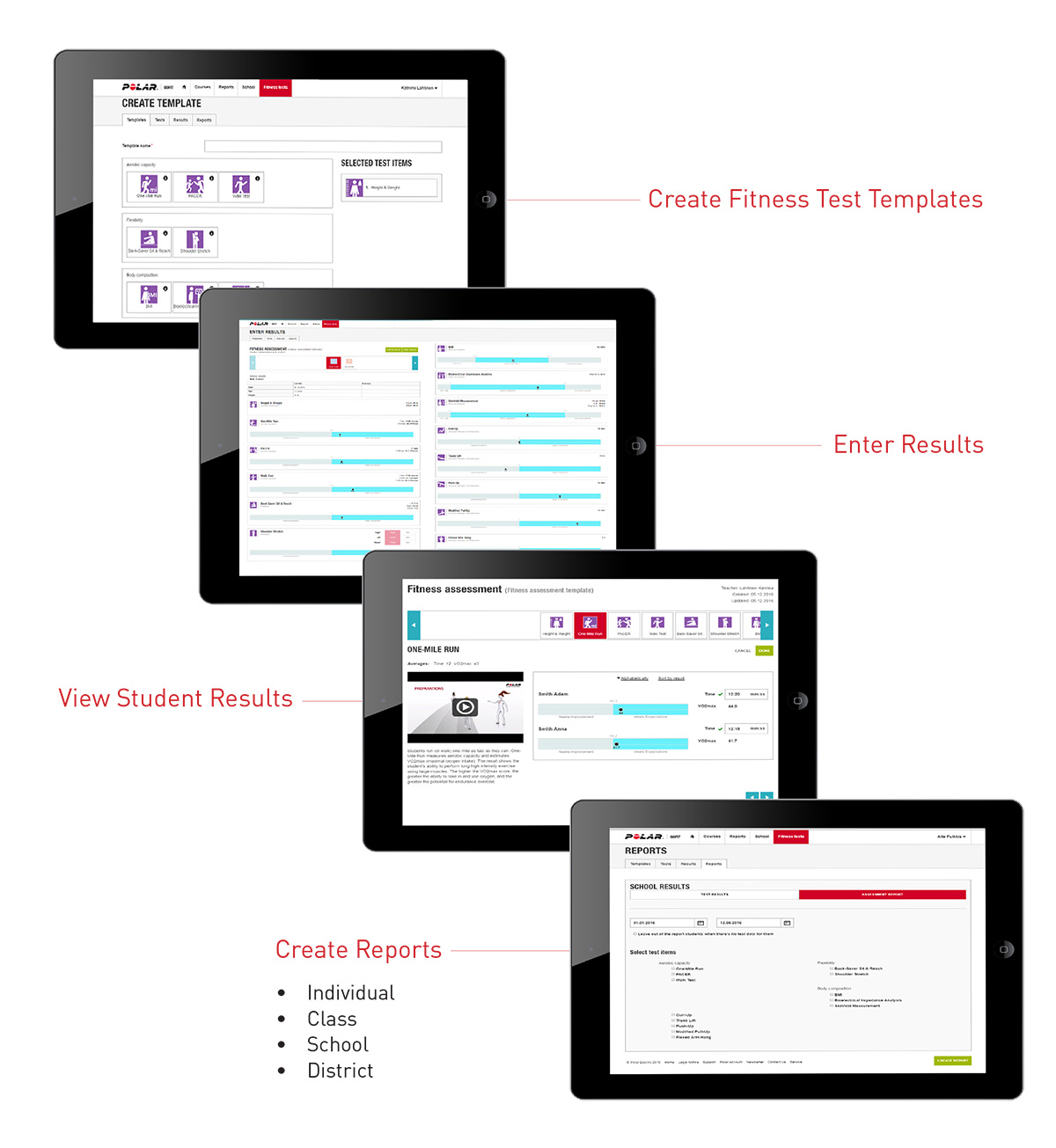 worksheet Fitness Testing Worksheet polar gofit ecosystem jump start physical education with heart students and parents have access to scores feedback through their personalized login password