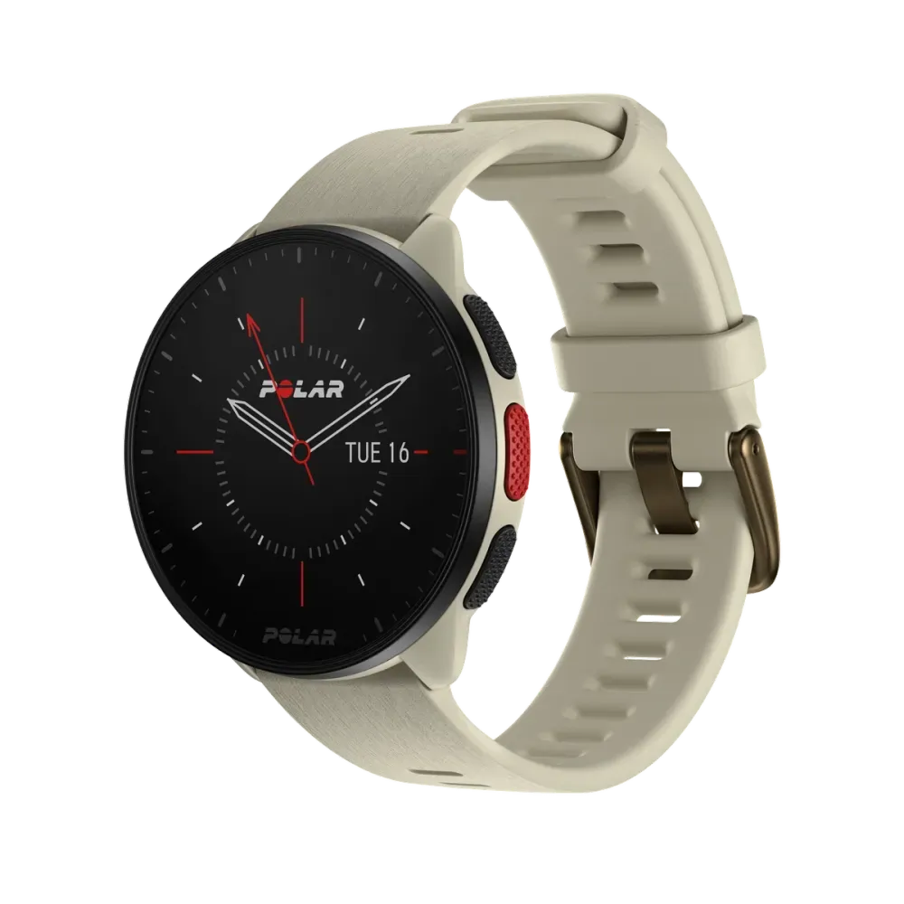 Polar Pacer Pro 45mm Bluetooth Gold Dust Smartwatch NEW