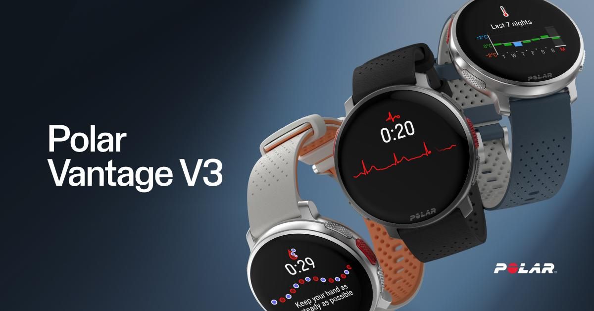 The Polar Vantage V3 smartwatch combines Nordic functionality, size, and  athletic appeal - Yanko Design