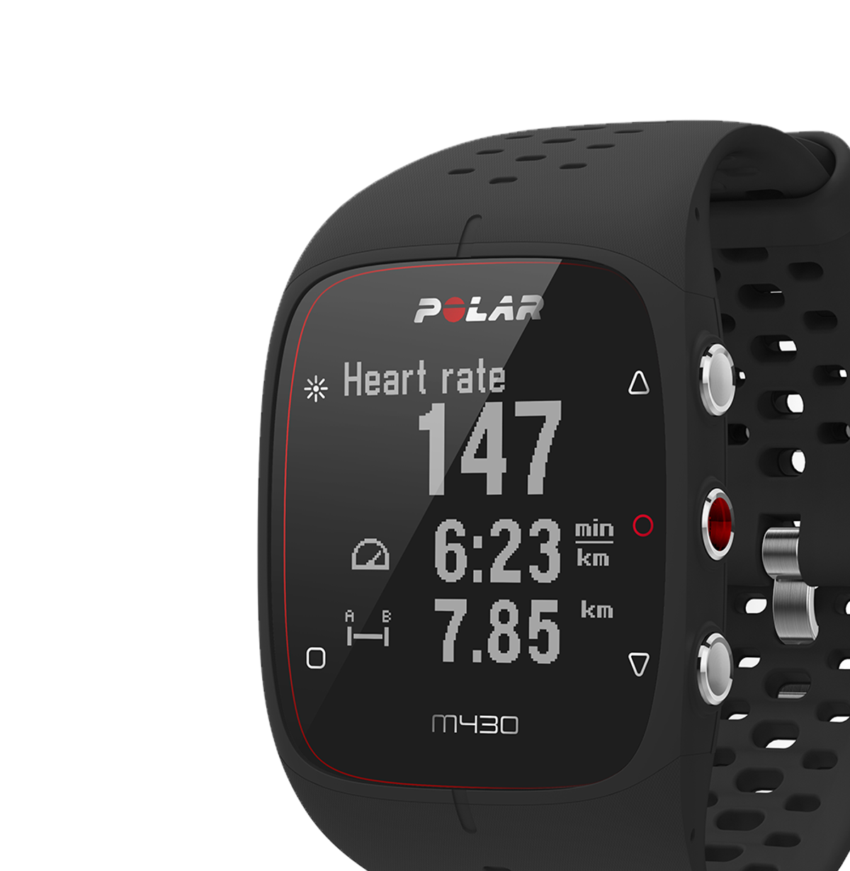 Polar - M430 - Montre Running GPS avec Suivi de la Fréquence Cardiaque -  Noir - Taille ML & H10 Hartslag Sensor – Ant +, Bluetooth - Waterdichte